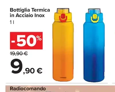 Bottiglia termica in acciaio inox
