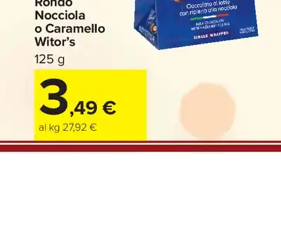 Rondò nocciola o caramello Witor's