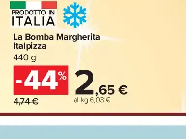 La Bomba Margherita Italpizza