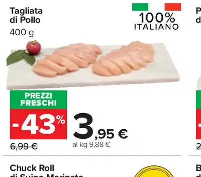 Tagliata di pollo