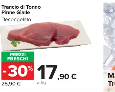 Trancio di tonno pinne gialle