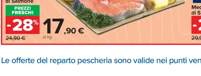 Tranci di salmone