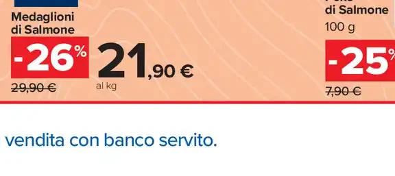 Medaglioni di salmone