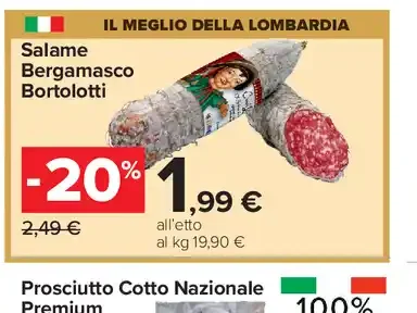 Salame bergamasco Bortolotti