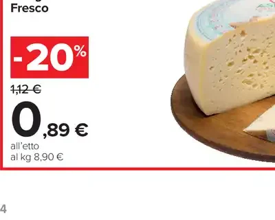 Asiago DOP fresco