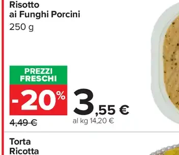 Risotto ai funghi porcini