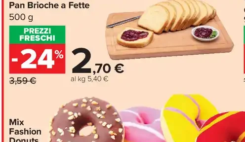 Pan brioche a fette