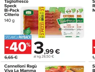 Tagliofresco speck Bi-Pack Citterio