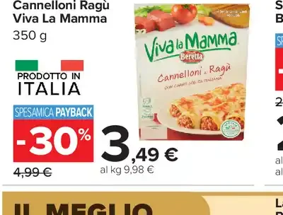 Cannelloni Ragù Viva La Mamma