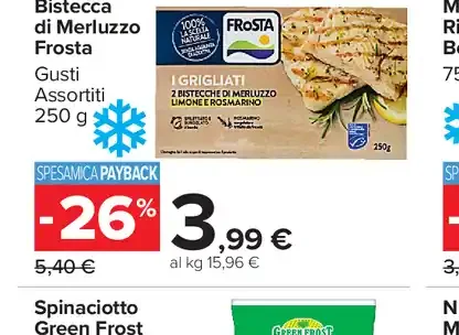 Bistecca di merluzzo Frosta