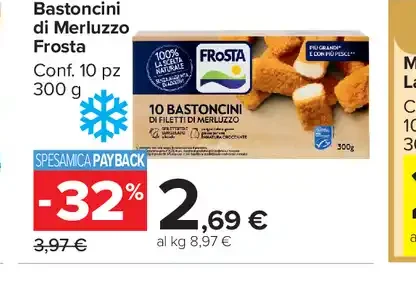 Bastoncini di merluzzo Frosta