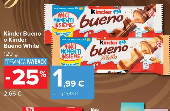 Kinder Bueno o Kinder Bueno White