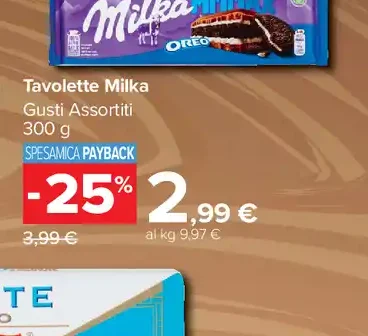 Tavoletta Milka assortita