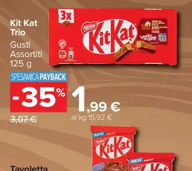 Kit Kat Trio gusti assortiti