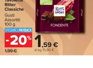 Tavoletta Ritter Sport assortita