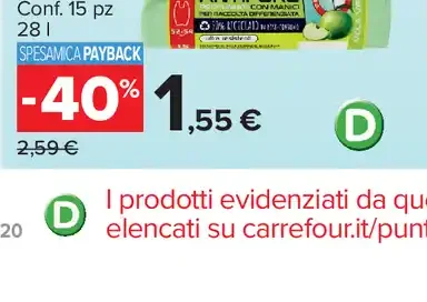Sacchi pattumiera Domopak Spazzy