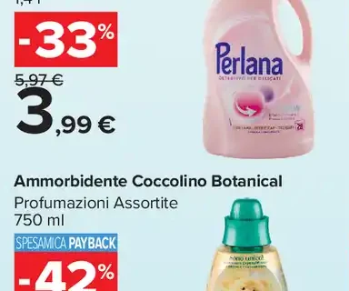 Detersivo liquido lavatrice Perlana