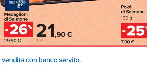 Medaglioni di salmone