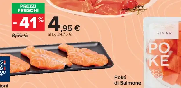 Salmone affumicato norvegese