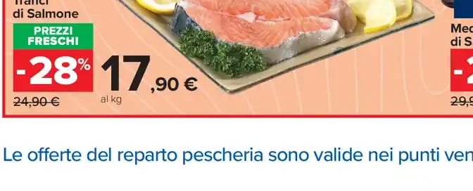 Tranci di salmone