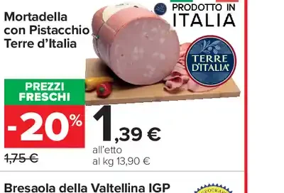 Mortadella con pistacchio Terre d’Italia