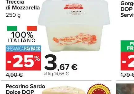 Treccia di mozzarella