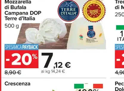 Mozzarella di bufala Campana DOP