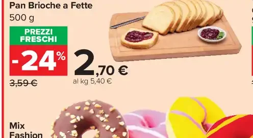 Pan brioche a fette