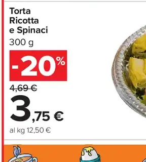 Torta ricotta e spinaci