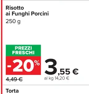 Risotto ai funghi porcini