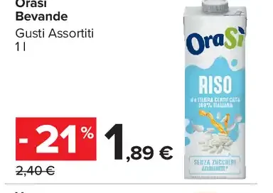 Orasi bevande gusti assortiti