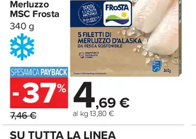 Filetti merluzzo MSC Frosta