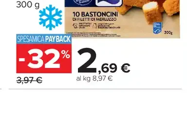 Bastoncini di merluzzo Frosta