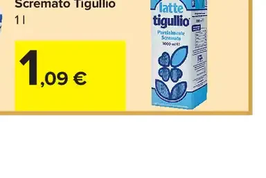 Latte UHT parzialmente scremato Tigullio