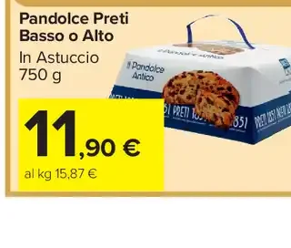 Pandolce Preti Basso o Alto