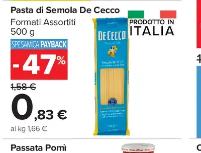 Pasta di Semola De Cecco