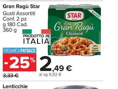 Gran Ragù Star