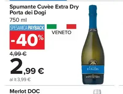 Spumante Cuvée Extra Dry Porta dei Dogi