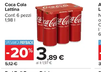 Coca Cola Lattina