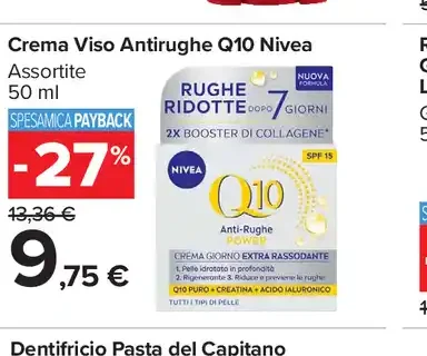 Crema viso antirughe Q10 Nivea