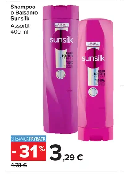 Shampoo o balsamo Sunsilk