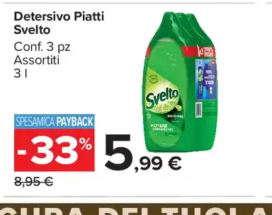 Detersivo piatti Svelto