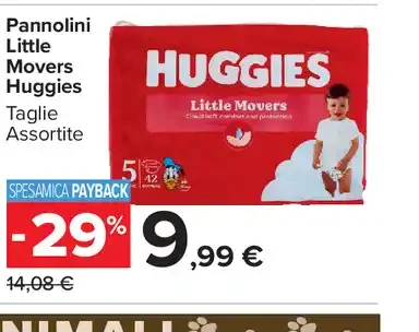 Pannolini Little Movers Huggies