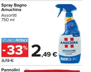 Spray bagno Amuchina