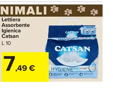 Lettiera assorbente igienica Catsan