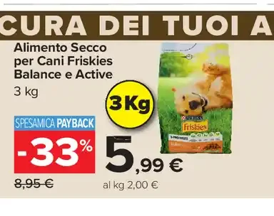 Alimento secco per cani Friskies Balance & Active
