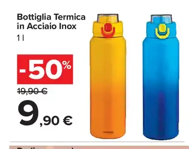 Bottiglia termica in acciaio inox