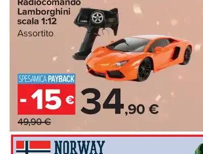Radiocomando Lamborghini scala 1:12