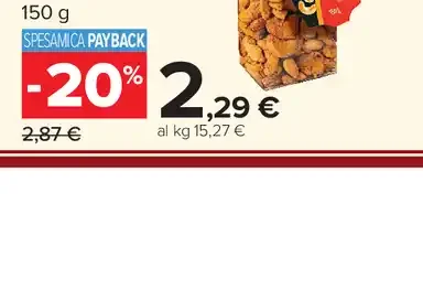 Sacchetto pralinato anacardi Quaranta