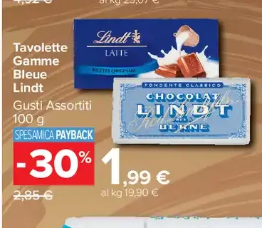 Tavolette Gamme Bleue Lindt